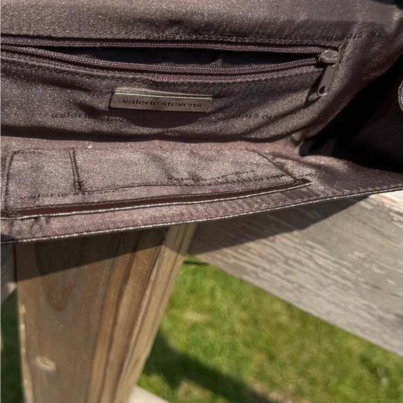 Vintage Valerie Steven’s Brown Leather & Leopard Calfhair Shoulder Clutch Bag - Picture 11 of 15